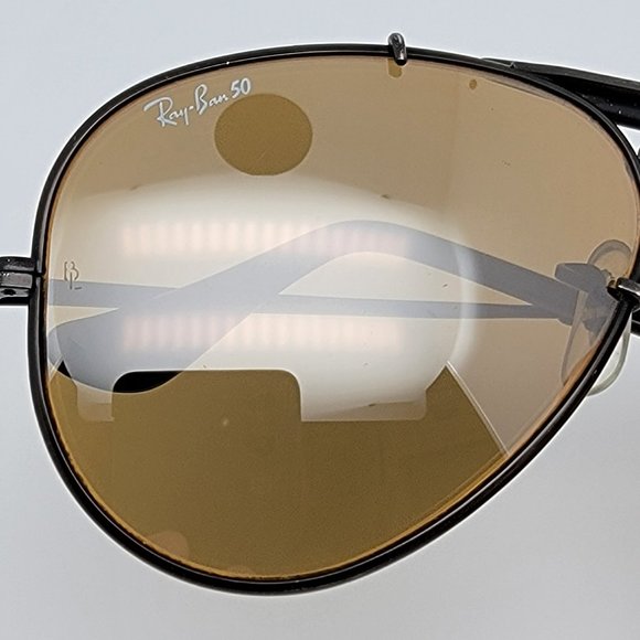 Ray-Ban B&L W0510 The General Black Chrome Frame RB-50 Lens Sunglasses 58-14 - Picture 15 of 15